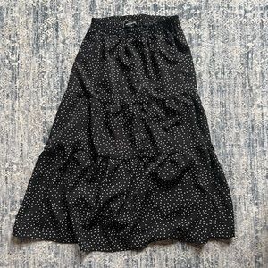 For Madeline bundle - Polkadot midi skirt black and white